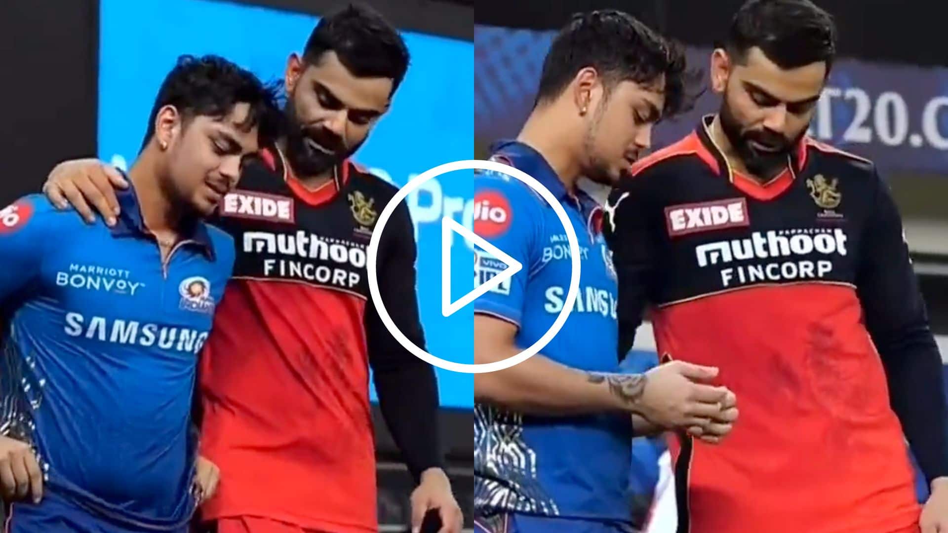 [Watch] When Virat Kohli Consoled Ishan Kishan After RCB's Thumping Win Over MI In IPL